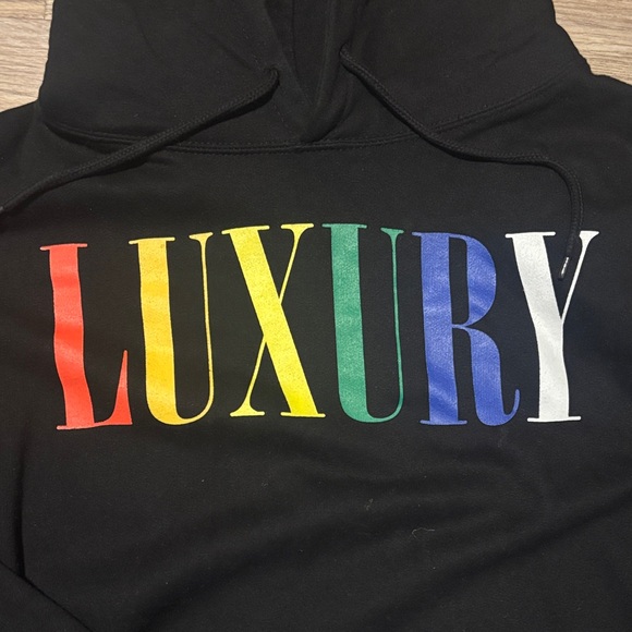 Fashion Nova Black Luxury Hoodie - Picture 2 of 5